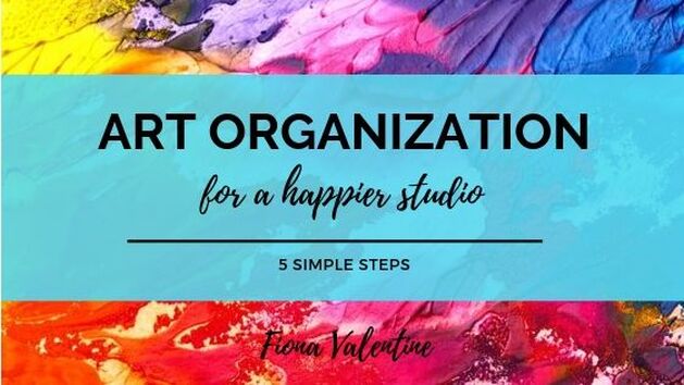 Art Organization blog header by Fiona Valentine